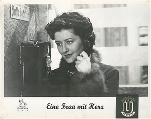 Eine Frau mit Herz Aushangfoto Lobby Card Susi Nicoletti Olga Tschechowa Knuth