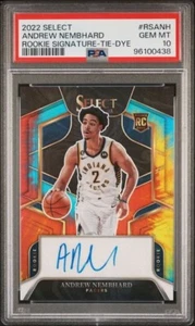 2022-23 Select Andrew Nembhard Rookie Signature Tie-Dye 18/25 #RS-ANH 🚨POP 2🚨 - Bild 1 von 2