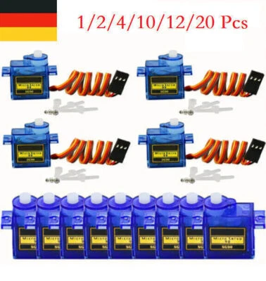1-20x Micro SG90 Servo Motor 9G für RC Hubschrauber Flugzeug Control Modelle - Bild 1 von 4