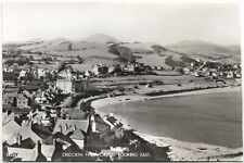 Criccieth from Castle looking East real photo - Salmon - unused