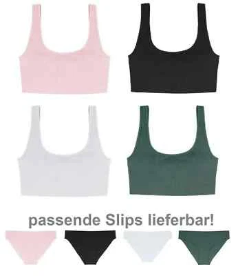 ⭐Dorina FLO 1029 Soft-BH bügellos oder 1030 Brief (rosa - grün - weiß - schwarz)