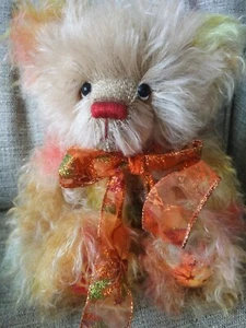 Bearz by Emz OOAK Aki the autumn bear Mohair - Picture 1 of 12