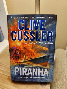 Piranha (Oregon Files #10) - Clive Cussler 2014 1st Edition 1st Print HB DJ VGC! - Picture 1 of 12