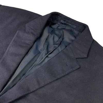 Blazer Ermenegildo Zegna Para Hombre Milano Fácil 100% Franela Seda Azul Marino • Italia • 48R Foto 1 de 4