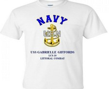 USS GABRIELLE GIFFORDS  LCS-10 LITTORAL NAVY ANCHOR  T-SHIRT/SWEATSHIRT/HOODIE