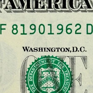 19 de agosto de 1962 NUEVO dólar de cumpleaños aniversario dólar elegante número de serie UNC - Imagen 1 de 3