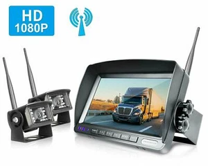 Wireless 7" Monitor Car Backup Camera Rear View Night Vision Parking System HW02 - Picture 1 of 7