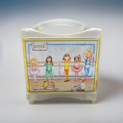 Vintage Blocks Fairytale Ballet Puzzle with Case, 12 Blocks, Paper With 6 Scenes - Image 1 of 4