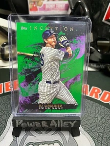 2021 Topps Inception DJ LeMahieu Green Parallel No.34 Yankees - Picture 1 of 2