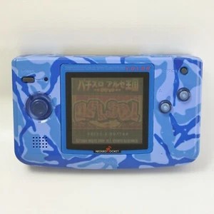 Neo Geo Pocket COLOR Console Camouflage Blue 0510022 SNK np - Picture 1 of 7