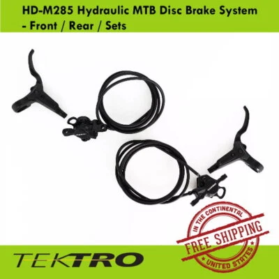 Tektro HD-M285 Hydraulic MTB Disc Brake System - Front / Rear / Sets - Image 1 of 4