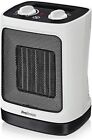 Pro Breeze® 2000W Mini Ceramic Fan Heater - Automatic Oscillation and 2 Heat 