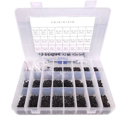 NJ STOCK  2700pcs Phillips Flat Head Small Self Tapping Screws Assortment Kit - Image 1 of 4