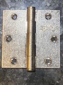 Ashley Norton Solid Brass Hinge Set (2) HIN.3535.WL White Bronze (Silver) Finish - Picture 1 of 10