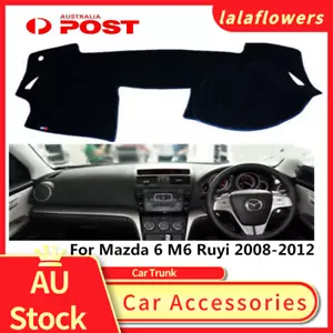RHD BLACK DASH MAT ANTI-SLIP DASHMAT For Mazda 6 M6 Ruyi 2008-2012 Car Accessory - Picture 1 of 10