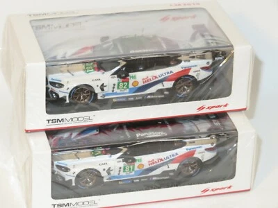 x2  1/43 BMW M8 GTE  BMW Team MTEK  Le Mans 24 Hrs 2018 - Cars #81 & #82 - Image 1 of 4