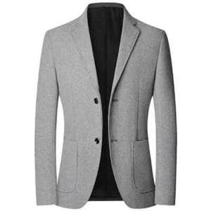 2025 Spring Men Blazers Suit Jackets Solid Business Casual Suits Male Quality - Picture 1 of 30