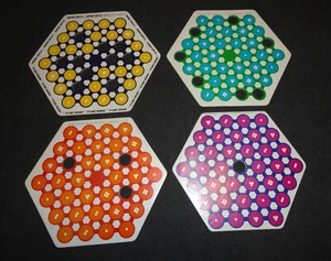 Inner Circle Strategy Board Game - MB 1981 - Set of 4 Replacement Game Boards - Picture 1 of 7