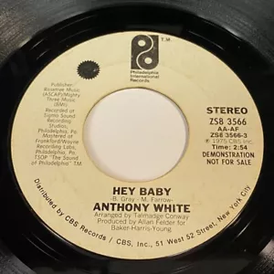 Anthony White: Hey Baby (Stereo) / (Mono) 7" 45 - Northern Modern Soul - Imagen 1 de 2