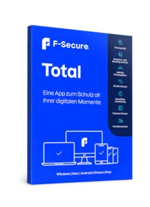 F-Secure Total Security 2025 inkl. VPN, Deutsch, 3 Geräte, 2 Jahre, Download - Bild 1 von 1