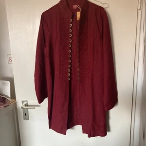 Kashi Australia Iconic Hemp Button Jacket Hanf NEU - Bild 1 von 10