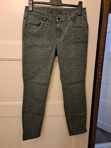 💙Camp David Soccx Denim Jeans Damen Hose grün Leopard Stil W 31 💙 - Bild 1 von 20