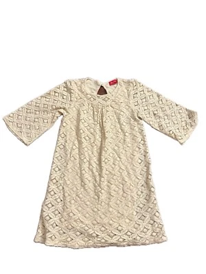 Vestido Ella Moss Niñas Talla 7/8 Marfil Encaje - Pascua Foto 1 de 4