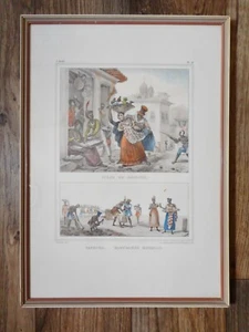 JEAN-BAPTISTE DEBRET Historical Lithograph in Wooden frame with Watermark - Picture 1 of 12