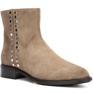 Neu ohne Karton Aquatalia wetterfeste Wildleder-Bootie taupe - Bild 1 von 5