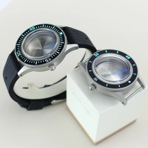 Retro Primer Año Fifty Seek Series Buzo 40mm Caja Reloj Pulseras Goma nh35 - Imagen 1 de 14