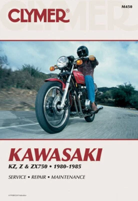 CLYMER 1983 Kawasaki KZ750L 4cyl REPAIR MANUAL M450 Foto 1 de 2