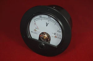 AC 0-200V Round Analog Voltmeter Voltage Panel Meter Dia. 90mm directly Connect - Picture 1 of 4