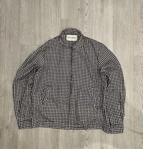 Our Legacy Black Gingham Linen Jacket Men’s Size 48 - Picture 1 of 5