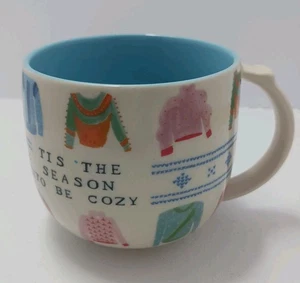 Anthropolgie Mug Mr. Boddington's Studio Tis The Season To Be Cozy Winter... - Foto 1 di 9