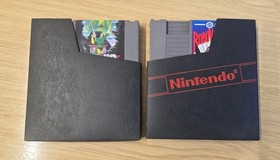 NES Nintendo Game Lot: Bionic Commando & RoboWarrior (PAL A UKV) - Untested Lot