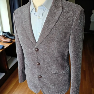 Giorgio Armani Black Label Blazer 50it 40r Ginza Working Cuff Full Canvas - Image 1 of 4