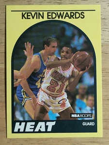 1990 Hoops 100 Superstars #51 Kevin Edwards - Picture 1 of 2