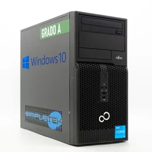 FUJITSU Esprimo P400 Core i3 Windows 10 Pro 16GB 480GB Desktop Computer VGA,DVI - Picture 1 of 4