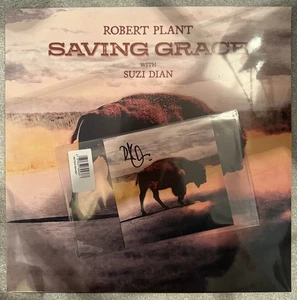 Robert Plant - Saving Grace Black Vinyl + Signed Art Card Mint/Sealed - Picture 1 of 2