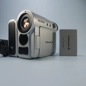 Sharp VL-Z1H Handheld MiniDV Camcorder Silver Tested - Picture 1 of 8