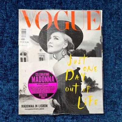 MADONNA SEALED VOGUE  ITALIA COVER 2018 w/ Promo Hype & Poster - Image 1 of 4