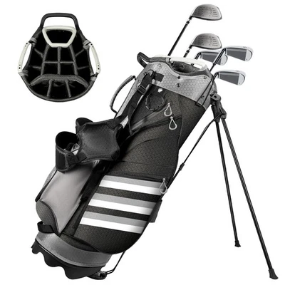14 Way Golf Stand Bag Lightweight Golf Club Bags w/Rain Cover Hood and Stand - Image 1 of 4