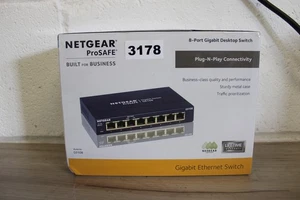 New unopened Netgear ProSafe 8 Port Gigabit Switch GS108 - Picture 1 of 2
