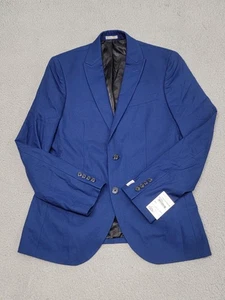 Nordstrom Rack Blazer Herren 38R Blau Sodalith Extra Trim Fit Jacke Sport Mantel - Bild 1 von 17