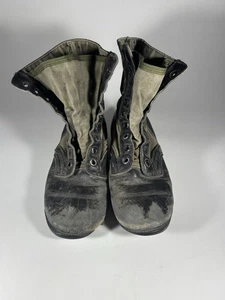USGI Vietnamkrieg Dschungel Stiefel Größe 9 1/2 R stark getragen ohne Schnürsenkel - Bild 1 von 9