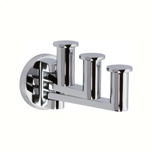 GINGER 4610T/PC Kubic, dreifach schwenkbarer Gewandhaken, chrom - Bild 1 von 3