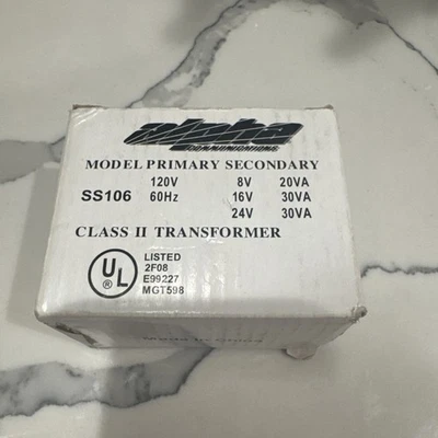 Transformador coleta Alpha Communications SS106 120VAC primario 8VAC, 16VAC, 24VAC Foto 1 de 2