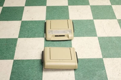 07-14 Escalade ESV Tan Overhead Roof Pair 2nd 3rd Row Display Screens OEM OE WTY Foto 1 de 4