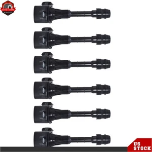 Ignition Coil Set of 6 For 03-08 Infiniti FX35 G35 M35 Nissan 350Z UF401 C1439 - Picture 1 of 8