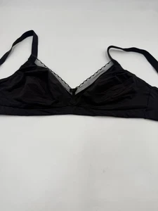 Hanes Ultimate Damen seidig glatt Komfort ungefüttert bügellos BH HU31 schwarz 36DD - Bild 1 von 13